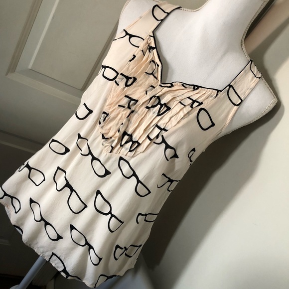 Anthropologie Tops - Anthropologie Size 4 Maeve Amory Glasses Tank EUC